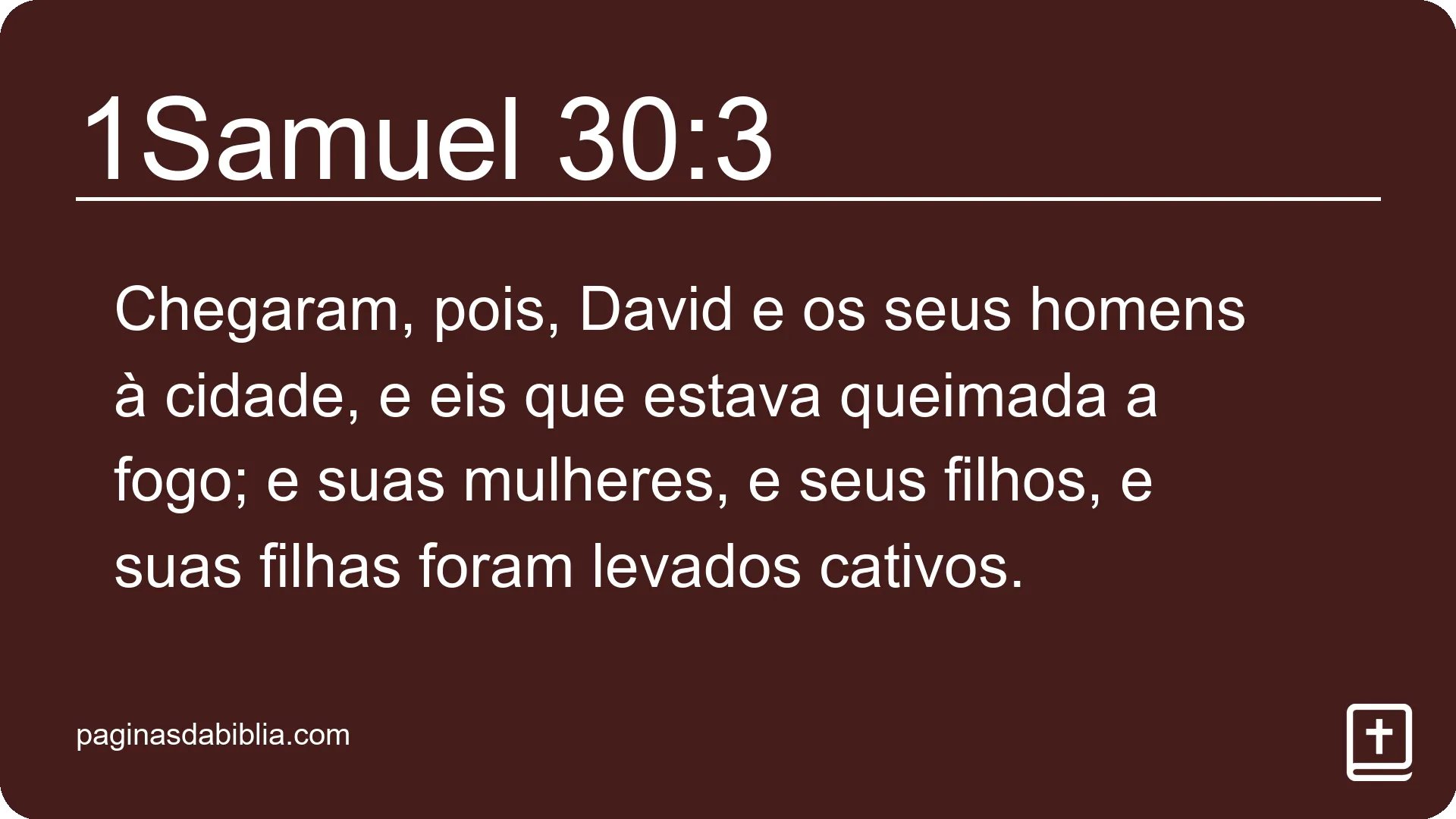 1Samuel 30:3