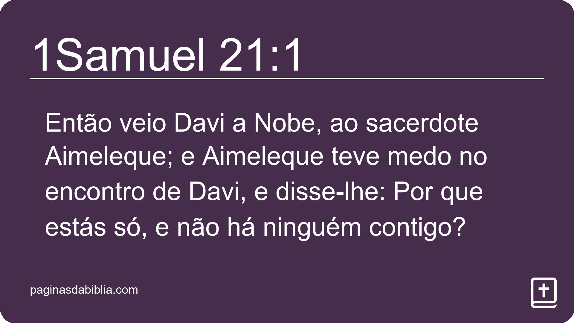 1Samuel 21:1