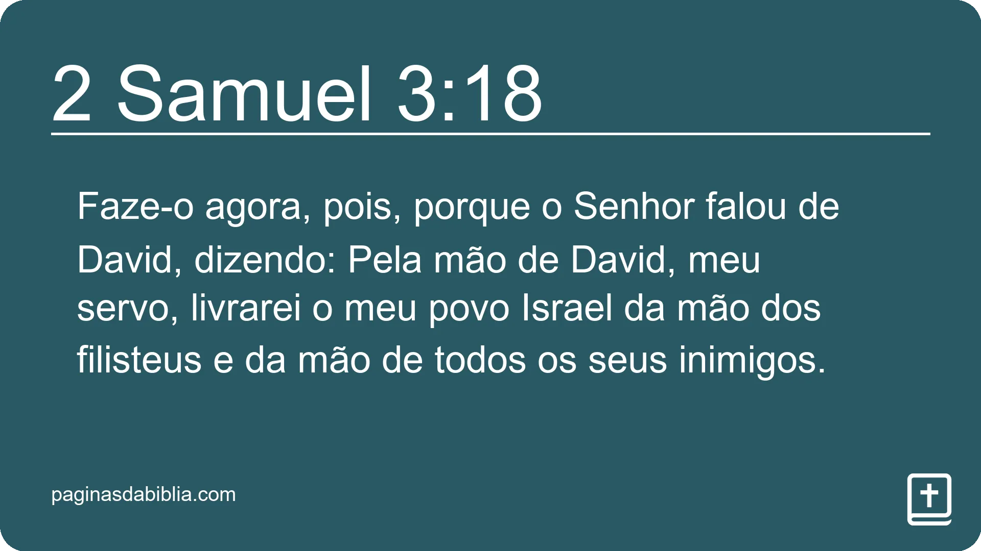 2 Samuel 3:18