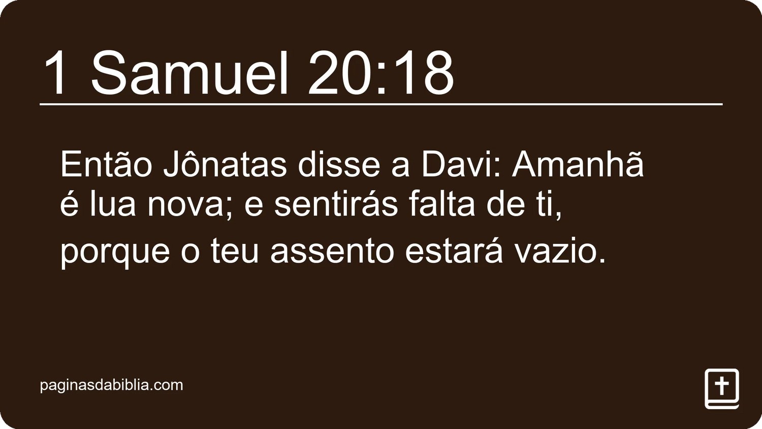 1 Samuel 20:18