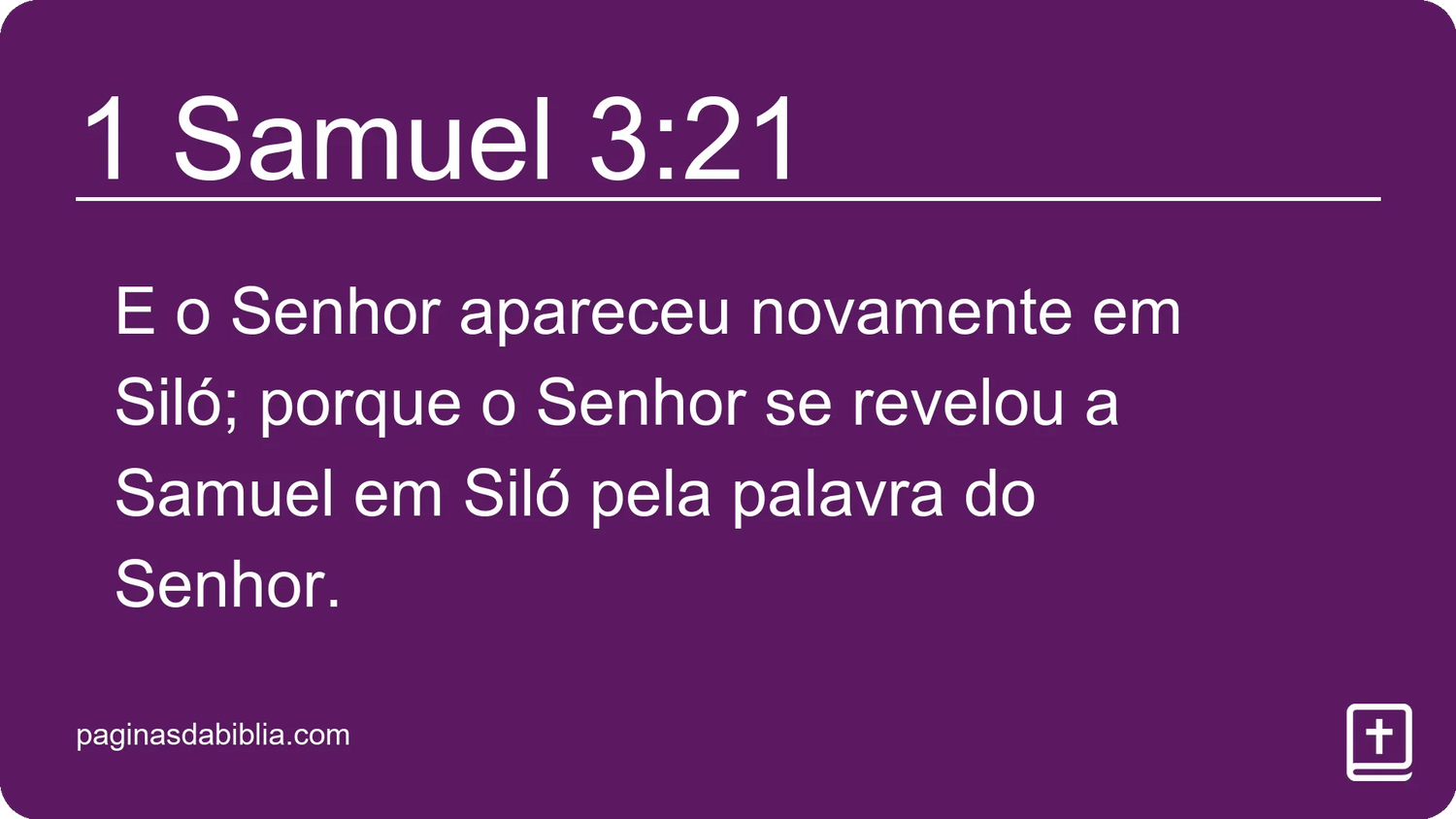 1 Samuel 3:21