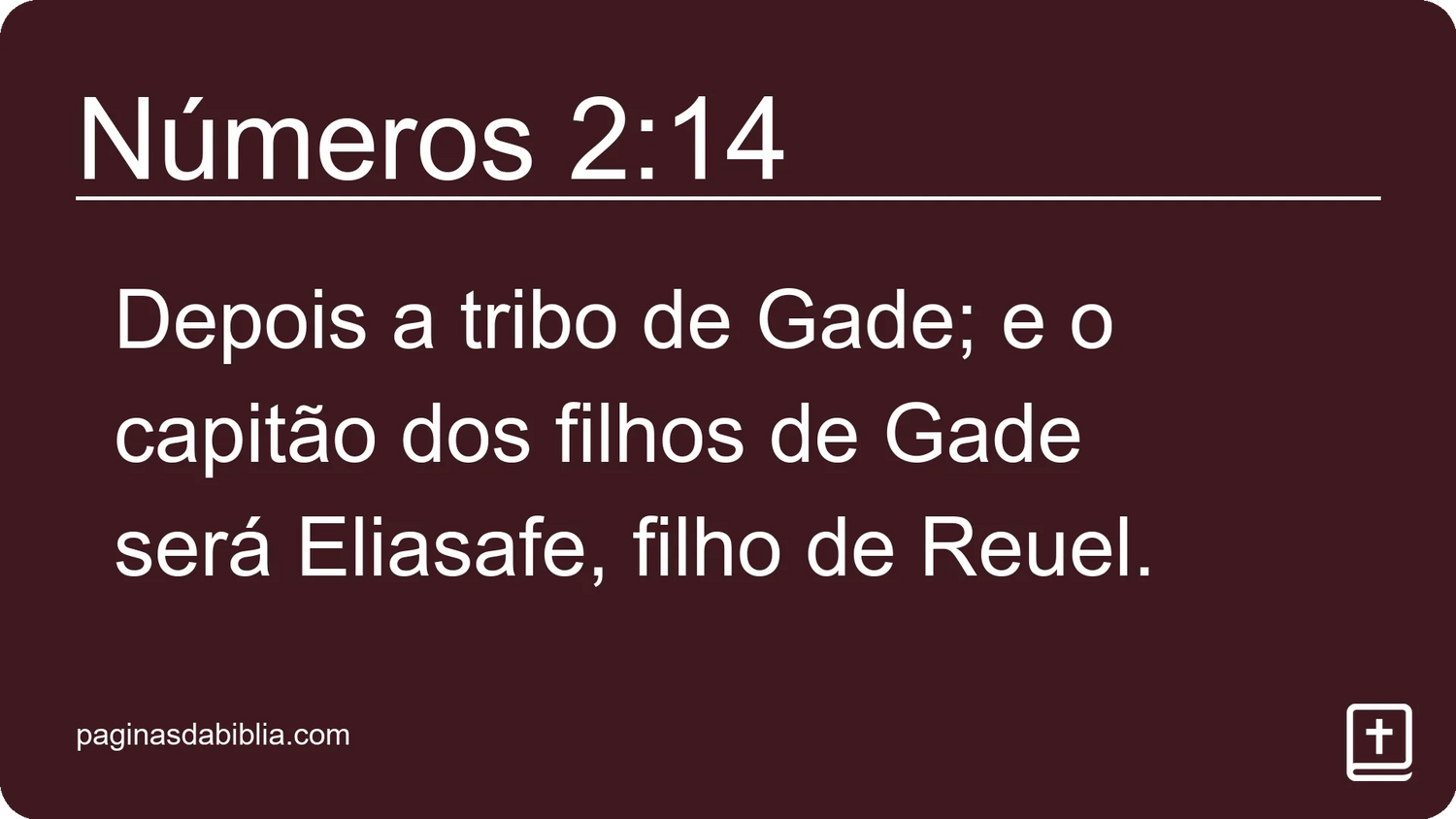 Números 2:14