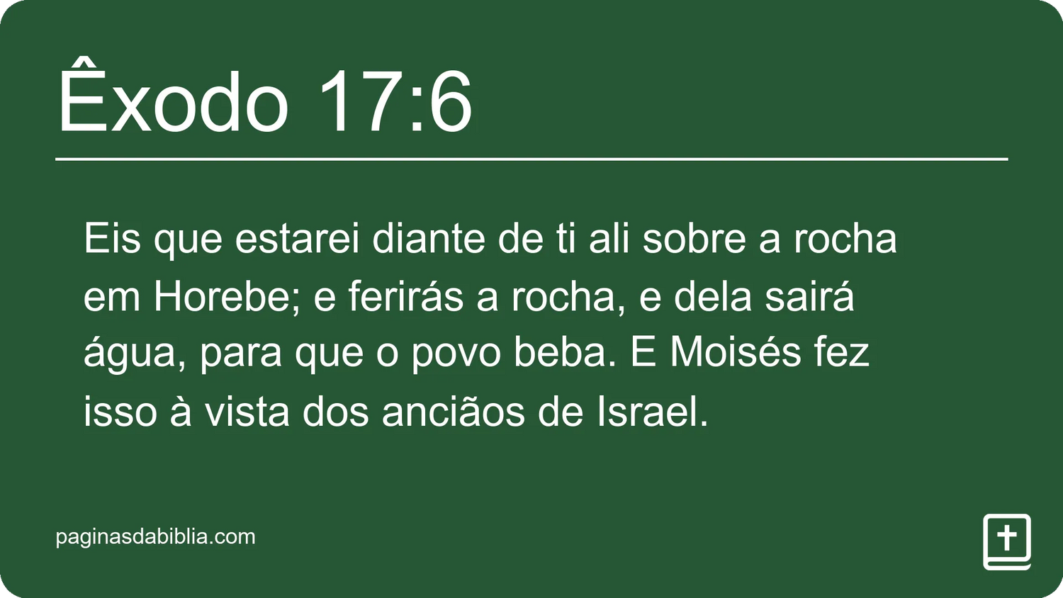 Êxodo 17:6