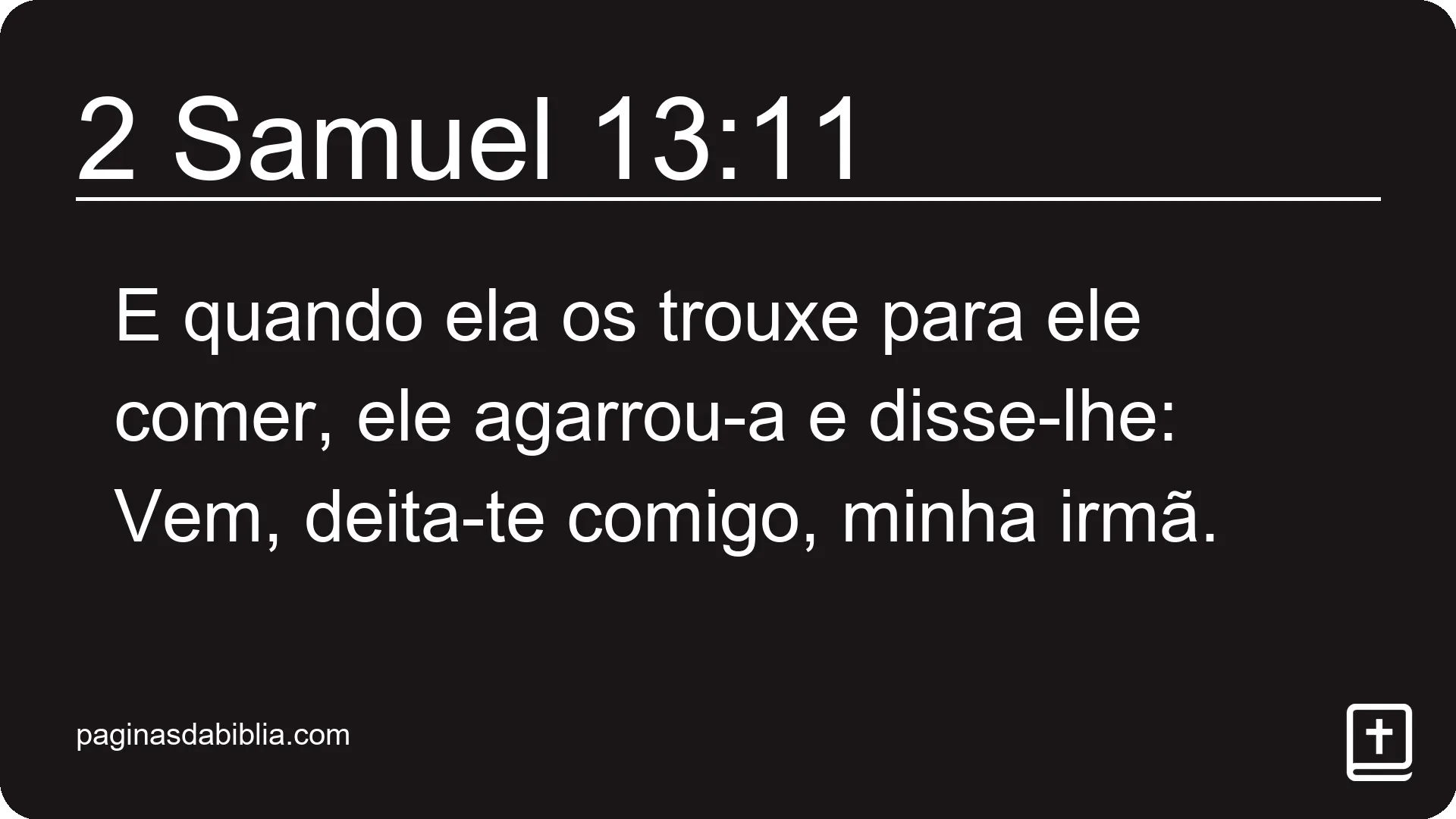 2 Samuel 13:11