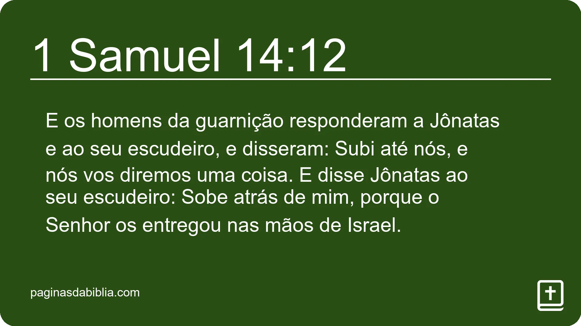 1 Samuel 14:12