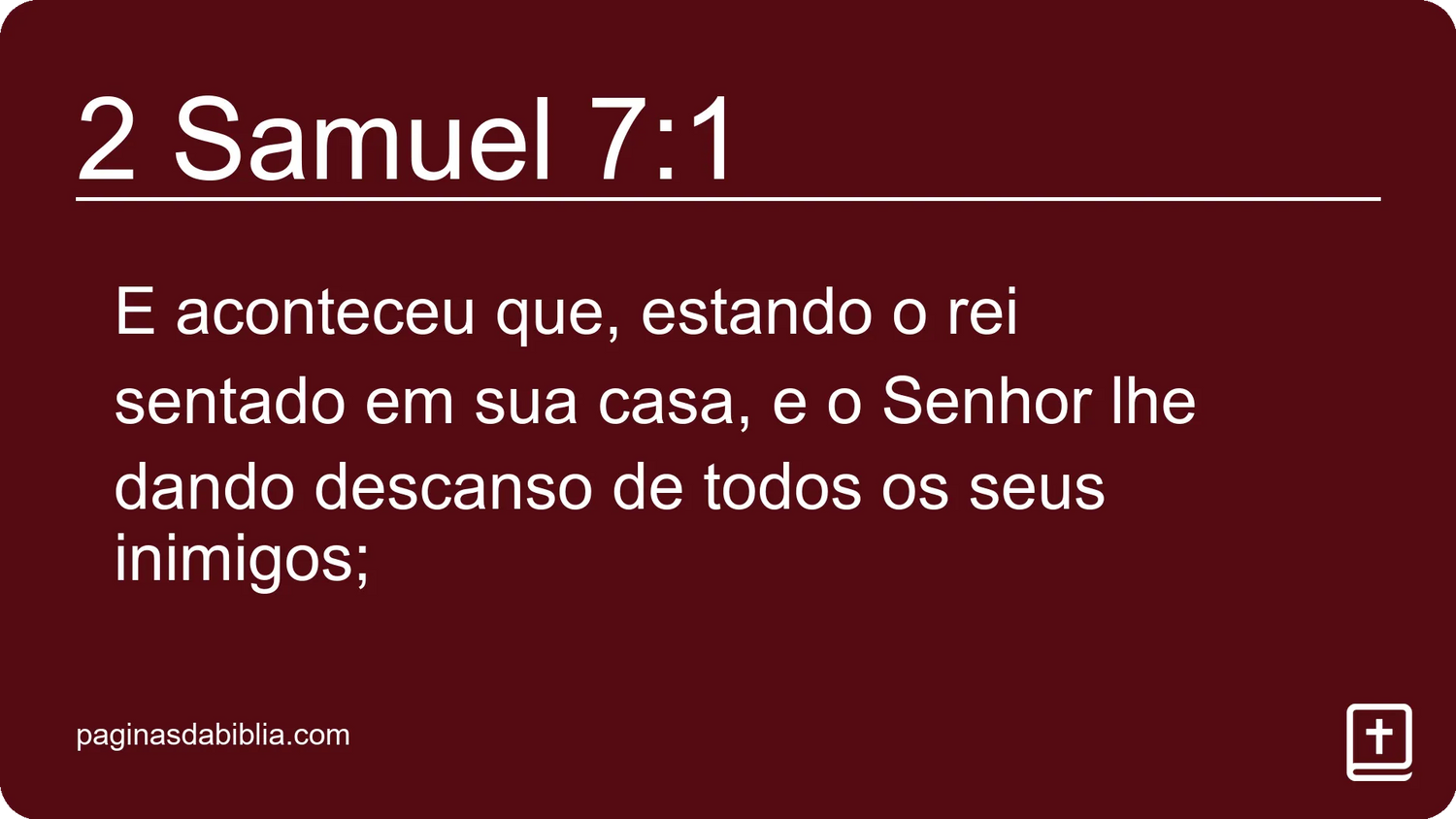 2 Samuel 7:1