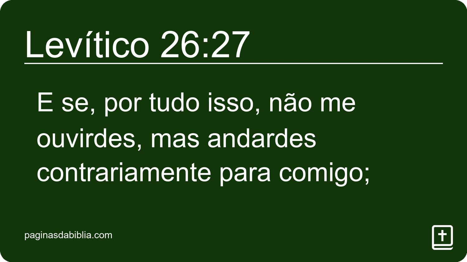 Levítico 26:27