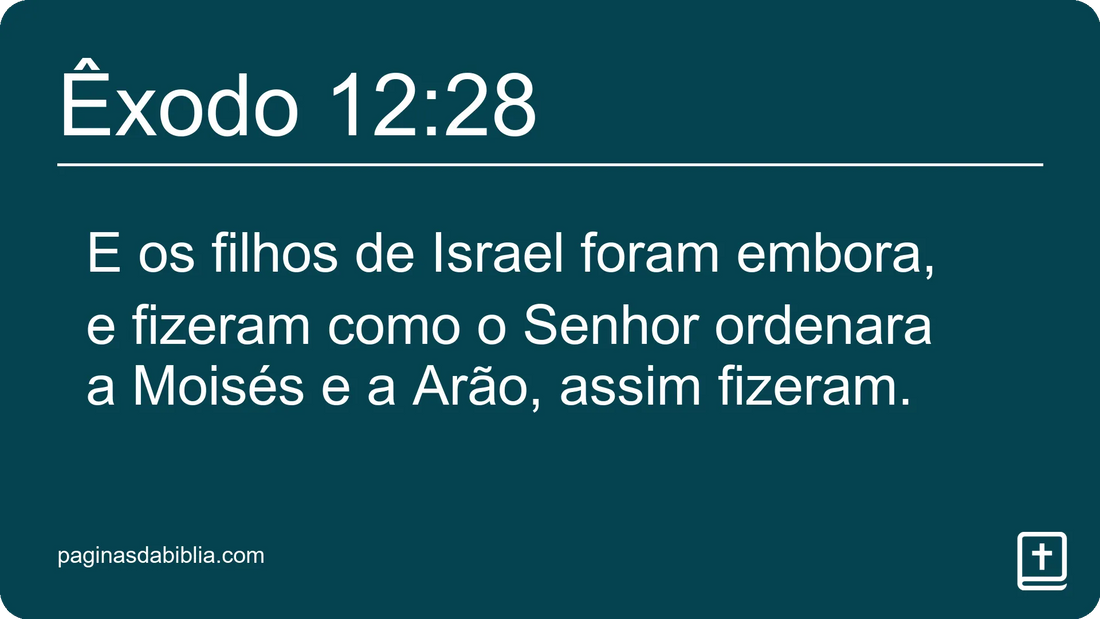 Êxodo 12:28