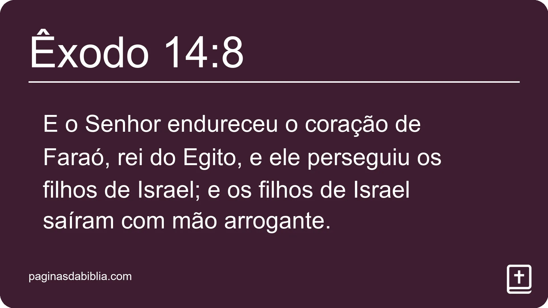 Êxodo 14:8