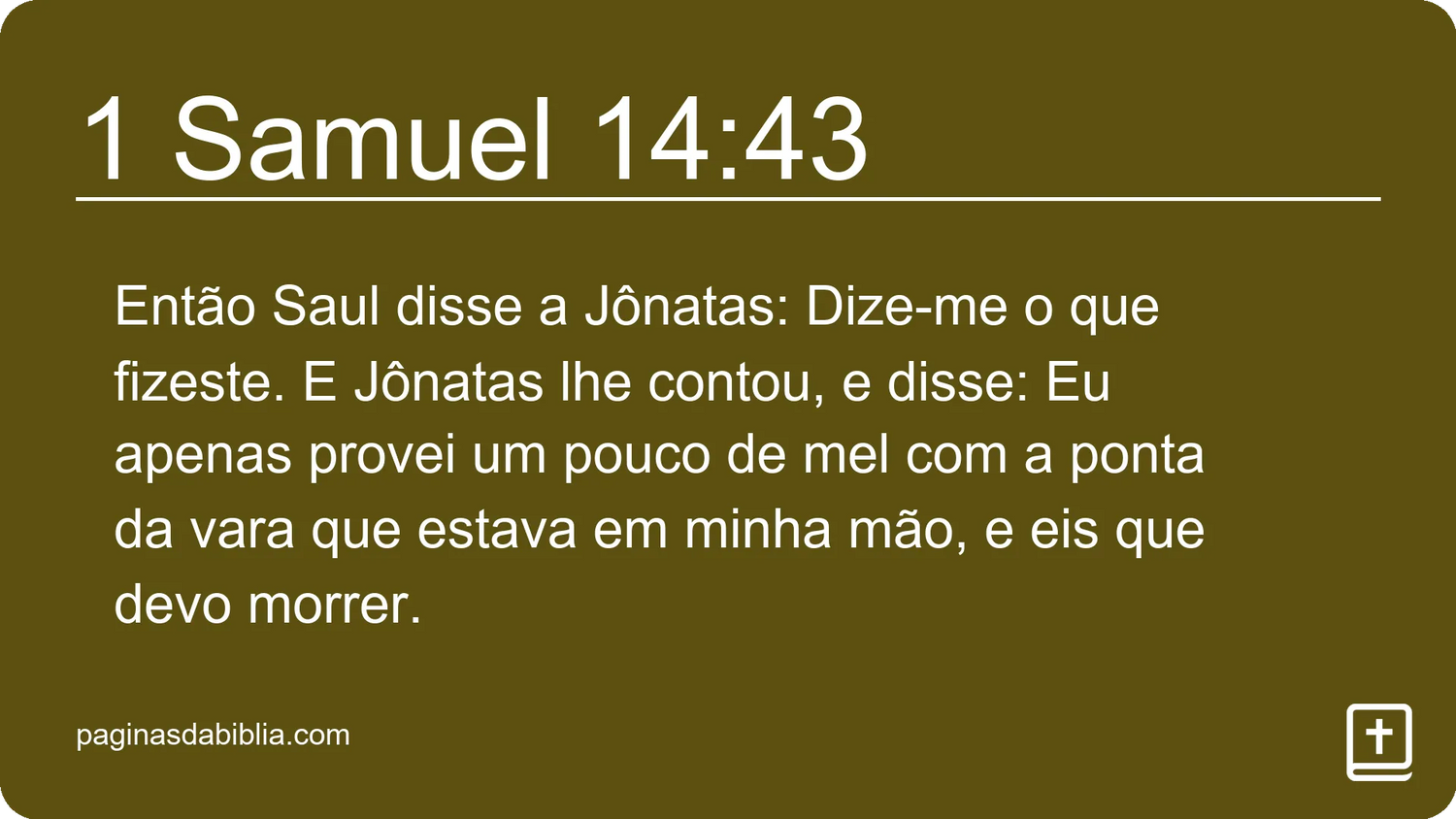 1 Samuel 14:43