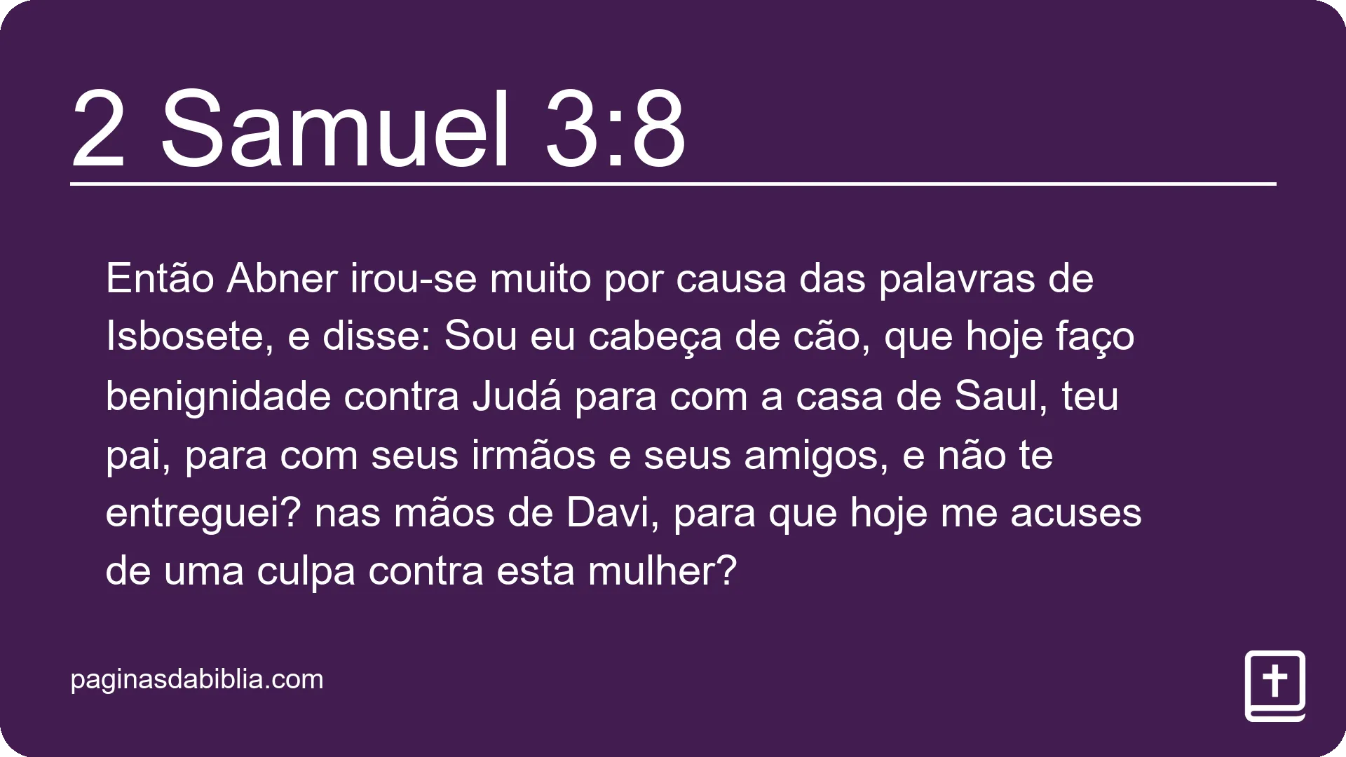 2 Samuel 3:8