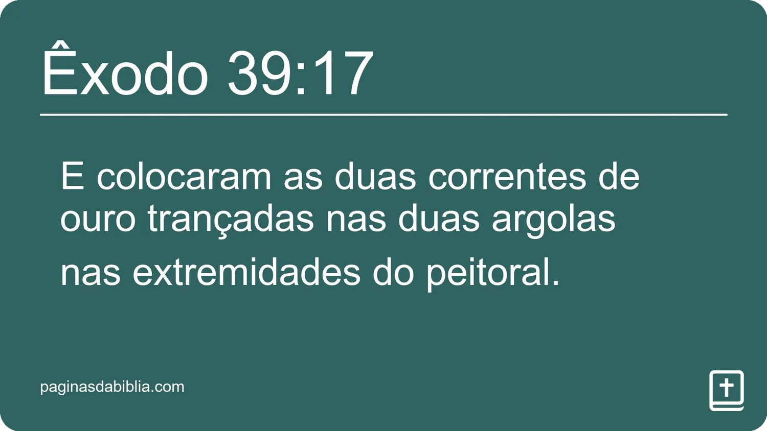 Êxodo 39:17