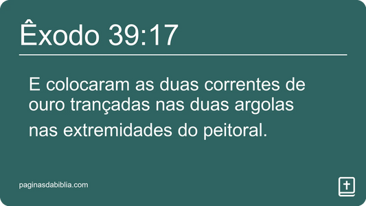 Êxodo 39:17