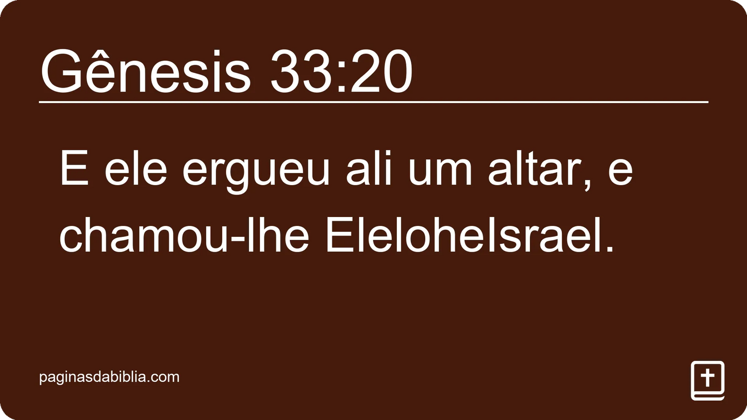 Gênesis 33:20