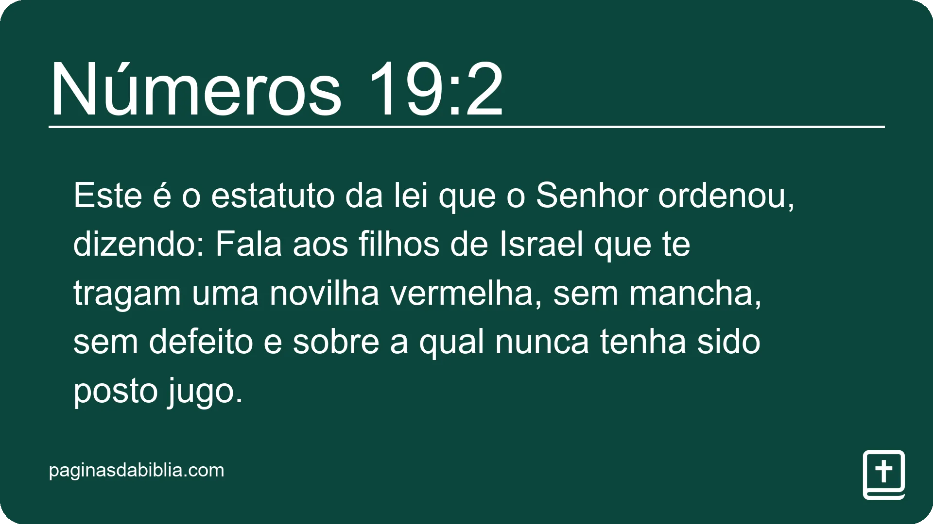 Números 19:2