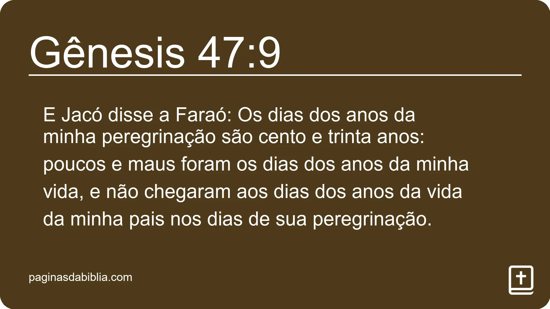 Gênesis 47:9