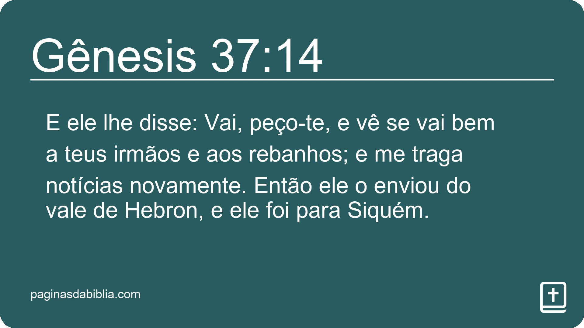 Gênesis 37:14