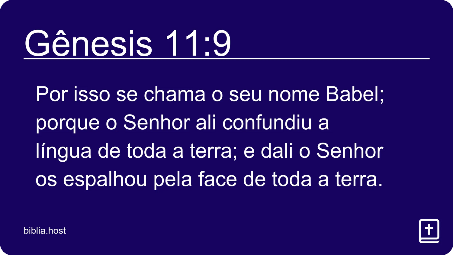 Gênesis 11:9