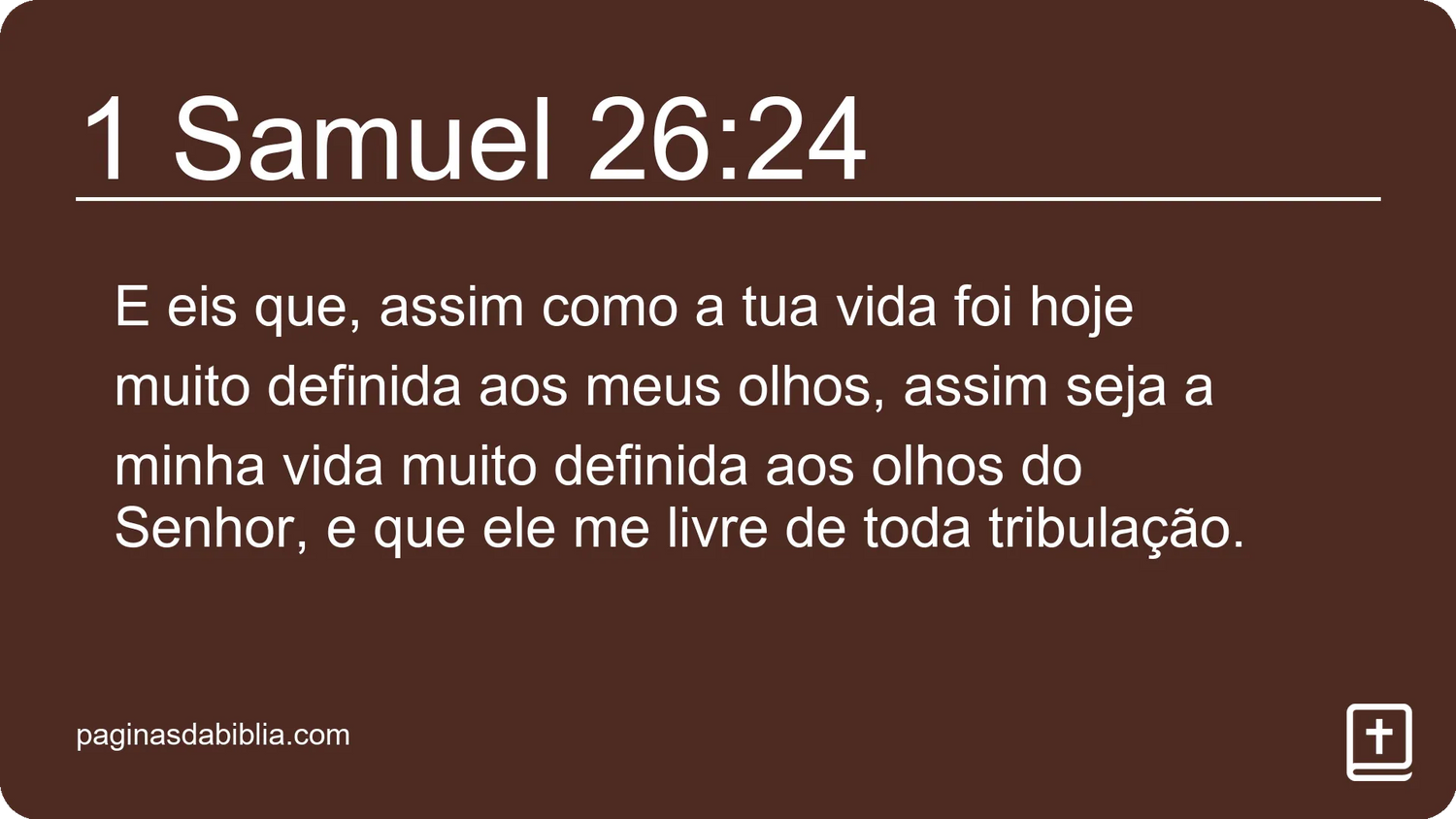 1 Samuel 26:24