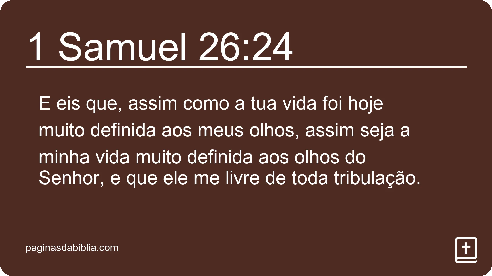 1 Samuel 26:24