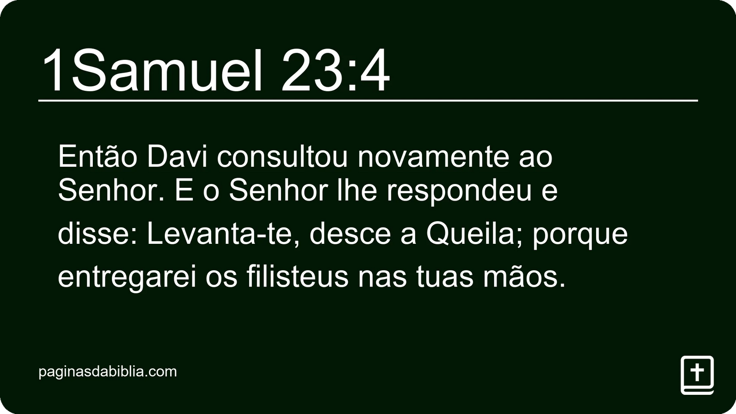 1Samuel 23:4