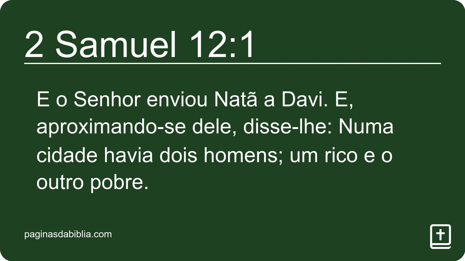 2 Samuel 12:1