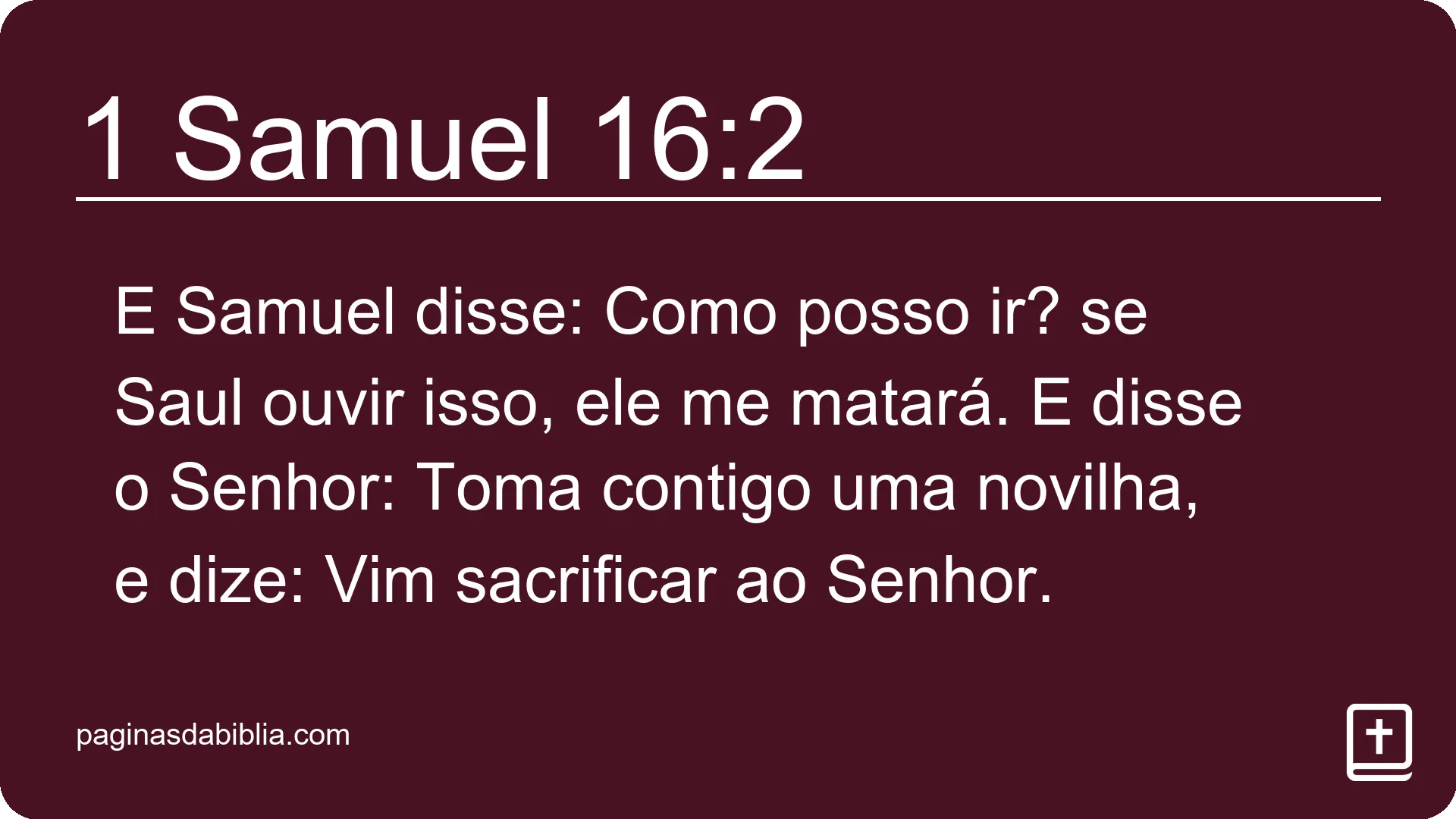 1 Samuel 16:2