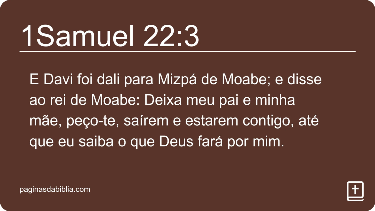 1Samuel 22:3