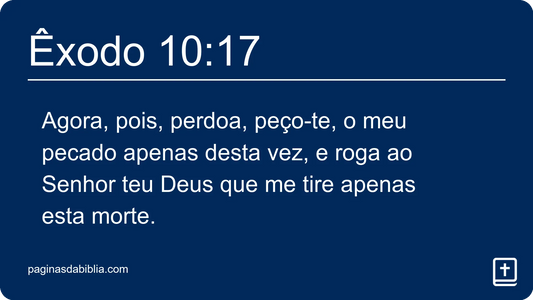 Êxodo 10:17