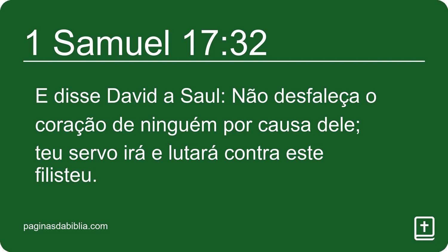 1 Samuel 17:32