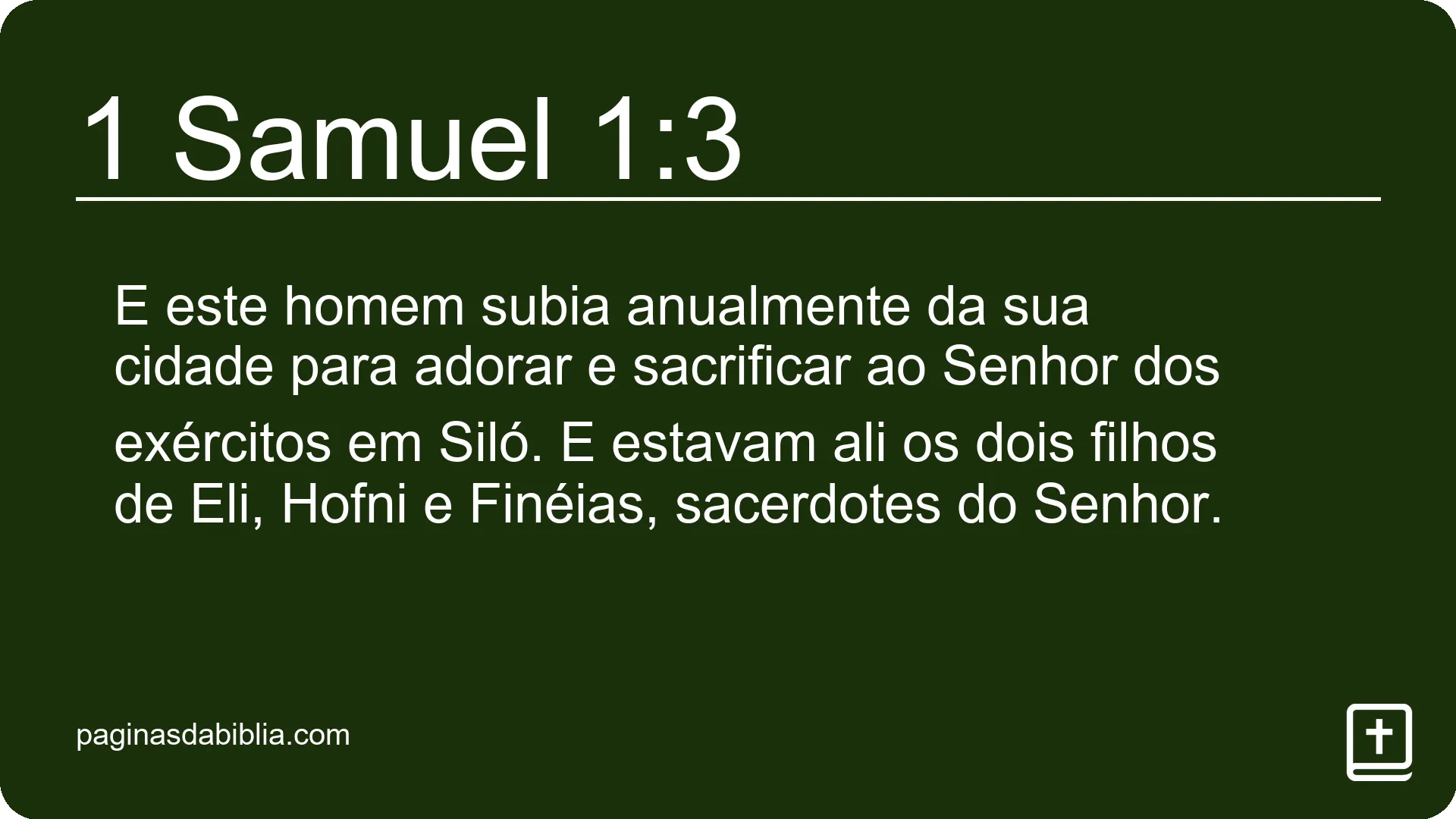 1 Samuel 1:3