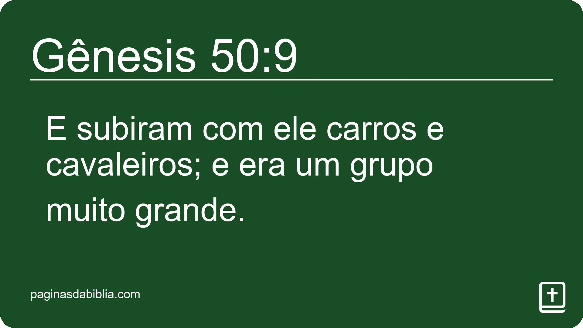 Gênesis 50:9