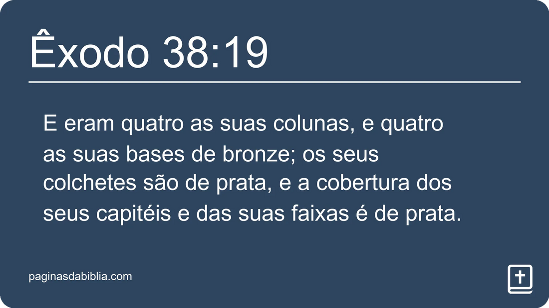 Êxodo 38:19