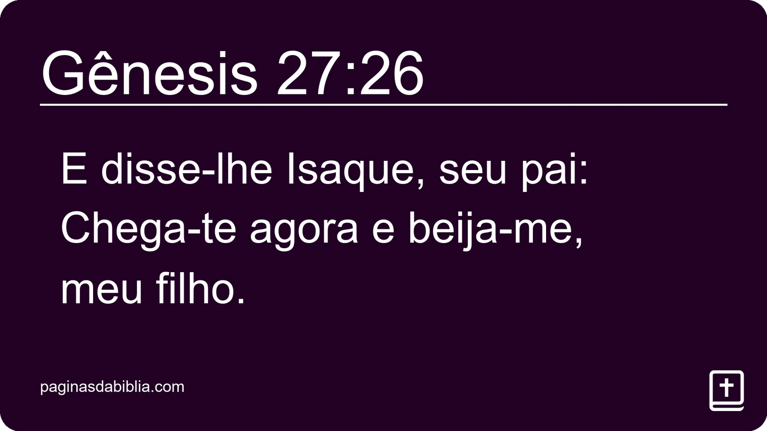 Gênesis 27:26