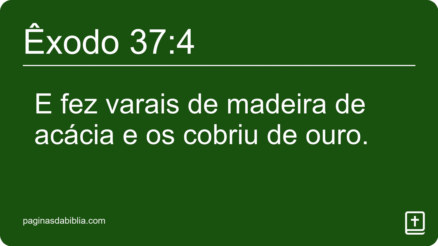 Êxodo 37:4