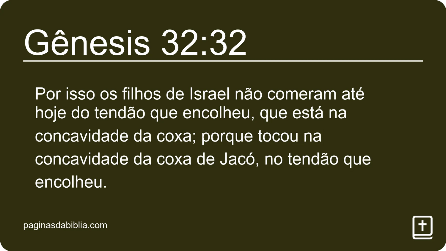 Gênesis 32:32