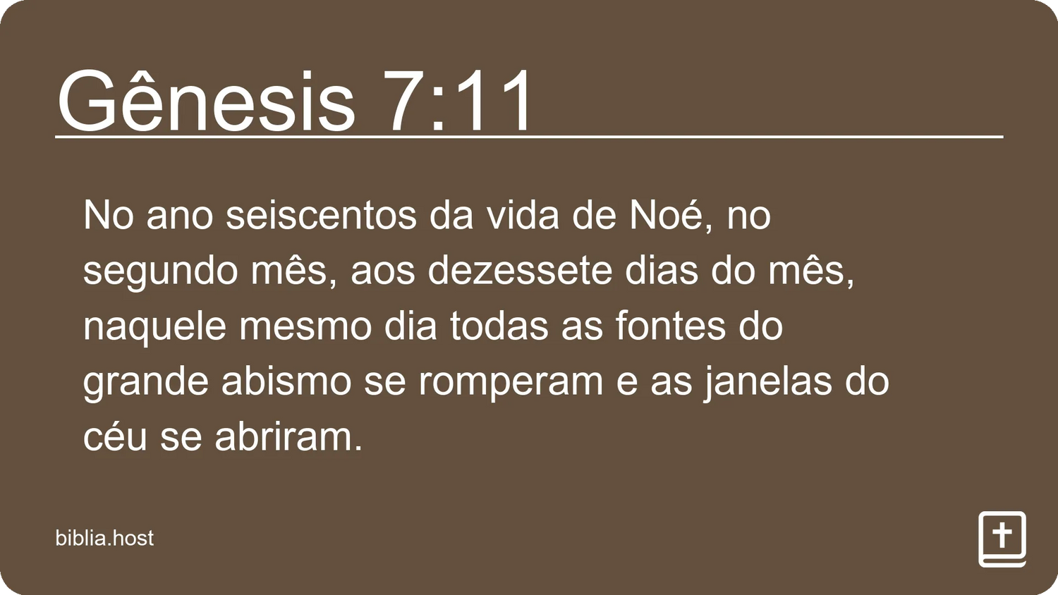 Gênesis 7:11