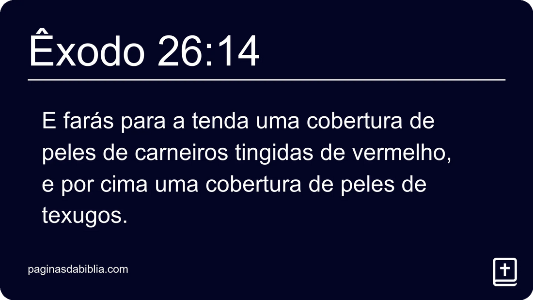 Êxodo 26:14