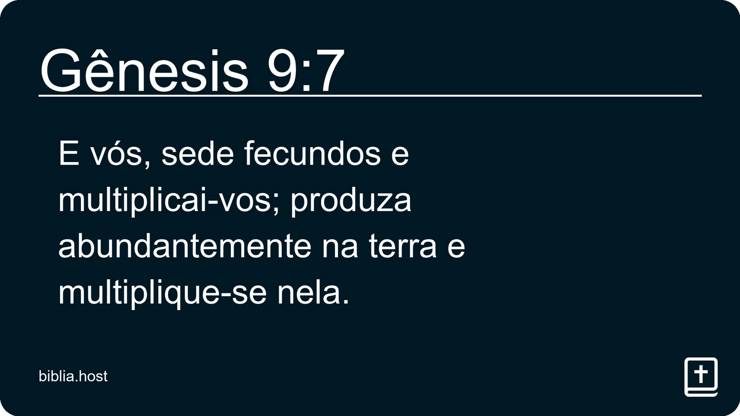 Gênesis 9:7