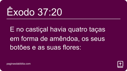 Êxodo 37:20