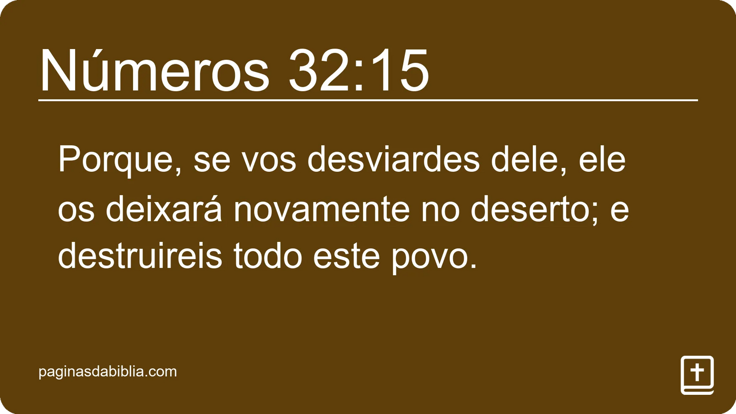 Números 32:15