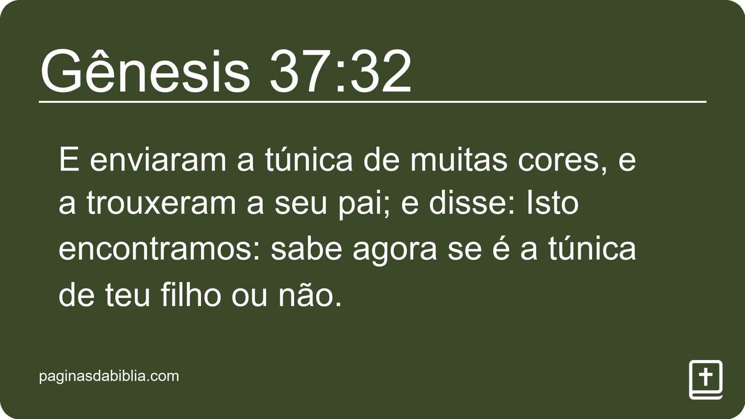 Gênesis 37:32