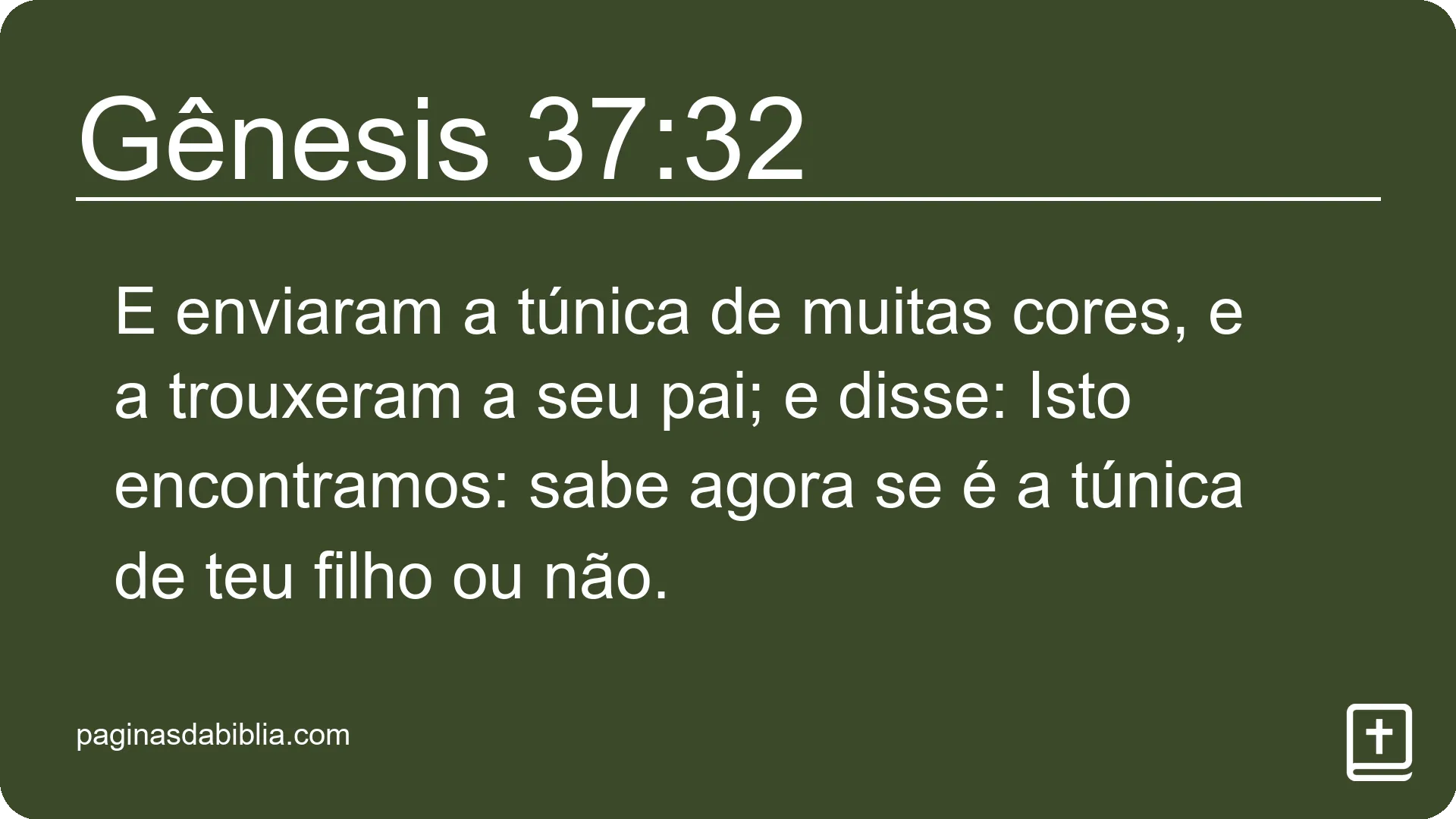 Gênesis 37:32