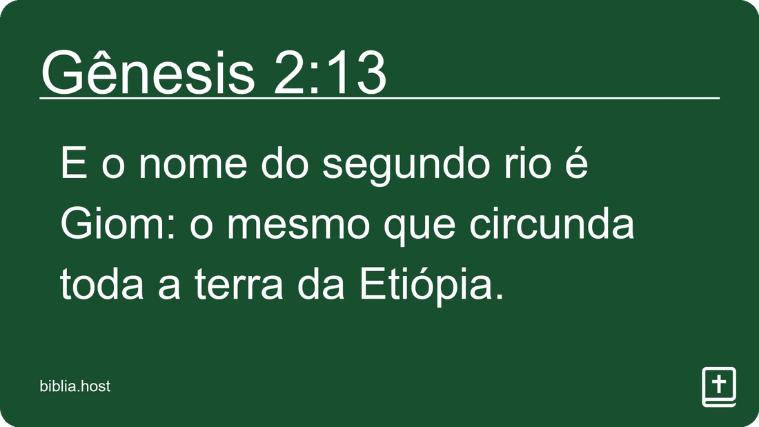 Gênesis 2:13