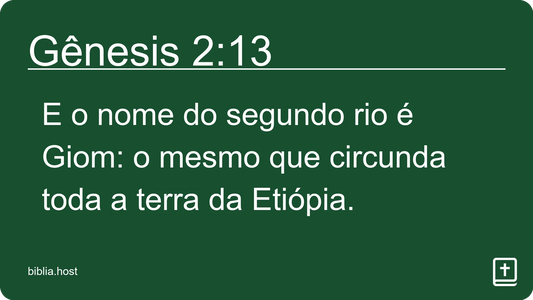 Gênesis 2:13