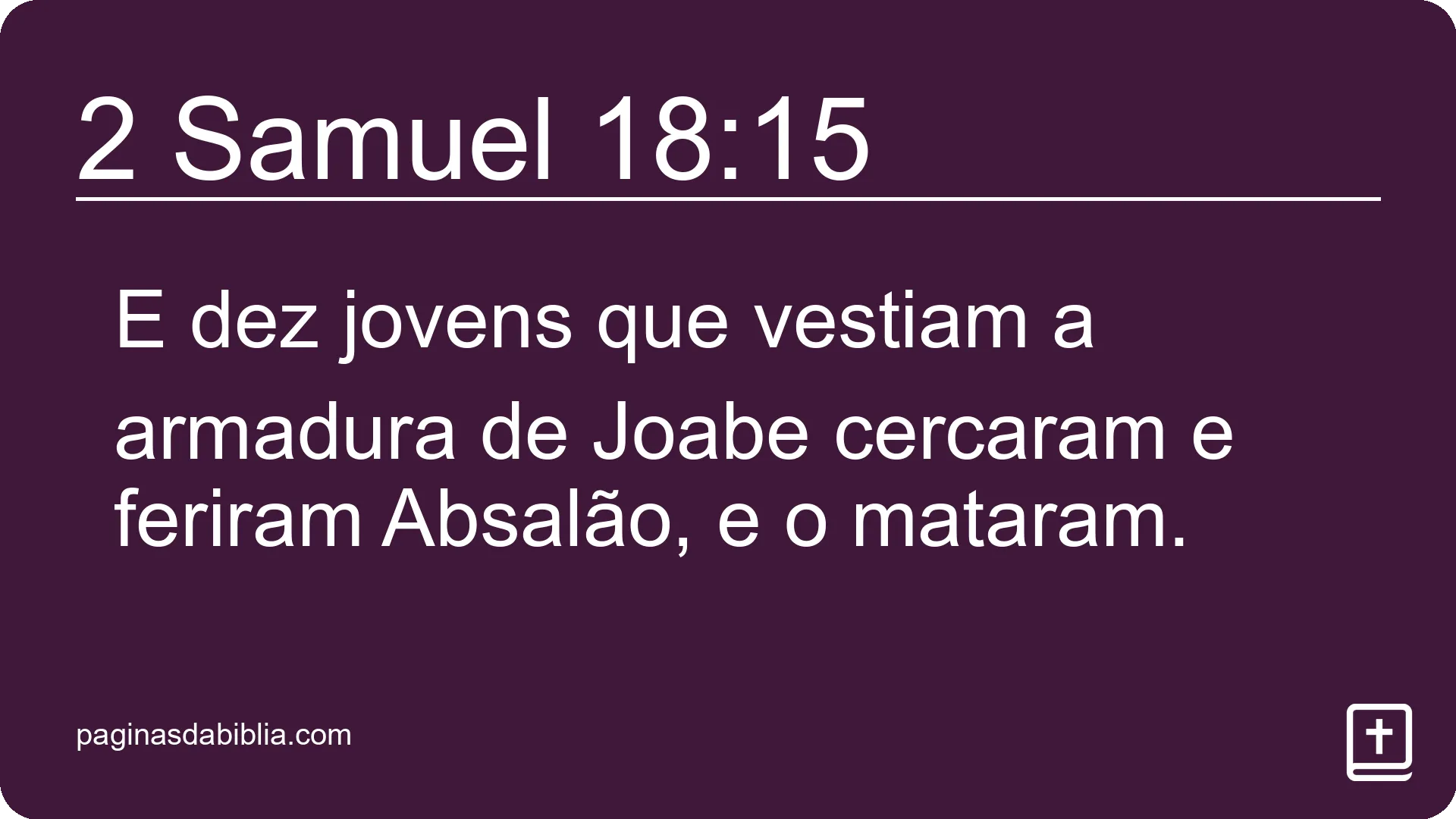 2 Samuel 18:15