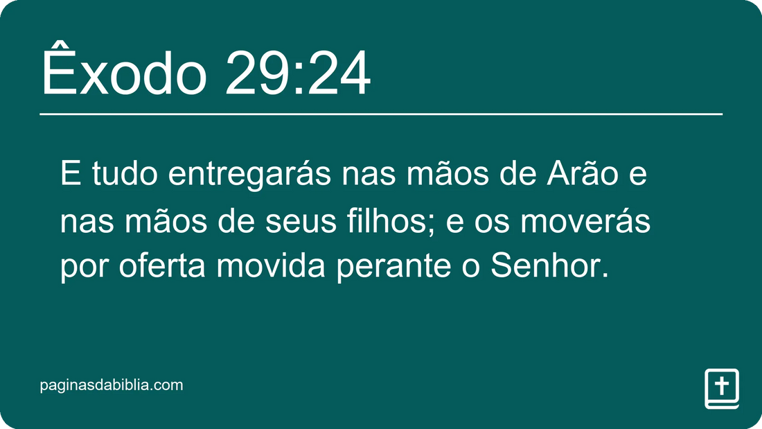 Êxodo 29:24