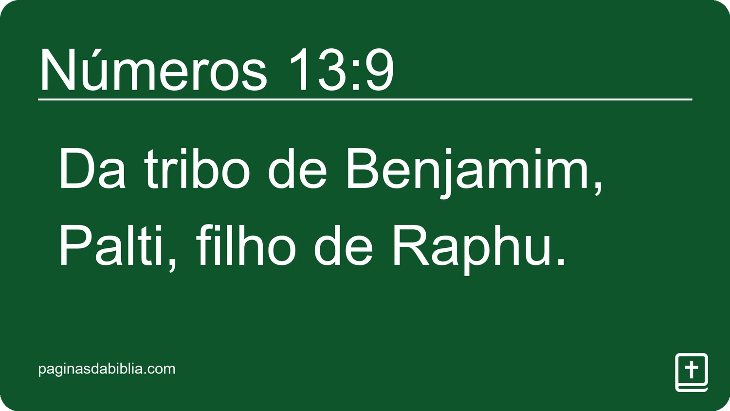 Números 13:9