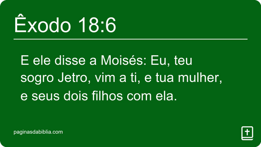 Êxodo 18:6