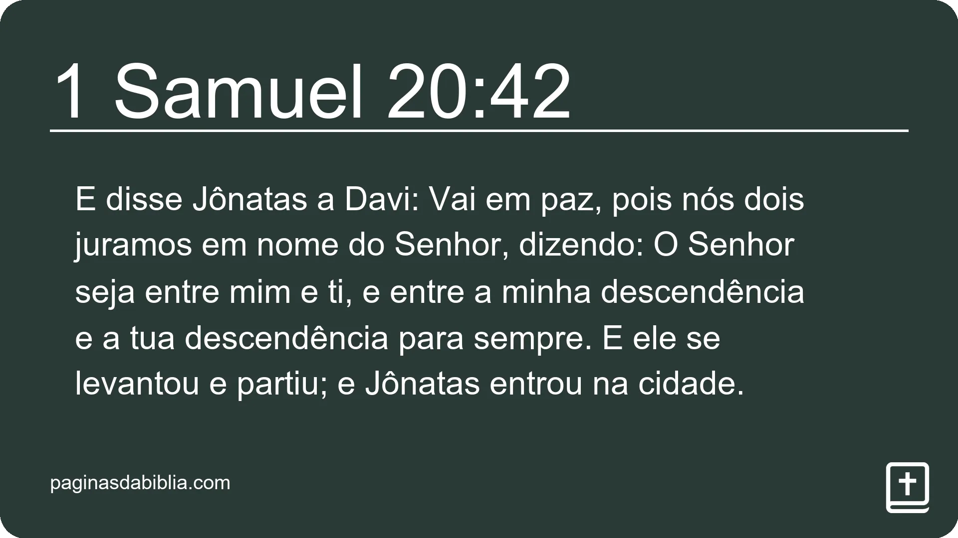 1 Samuel 20:42